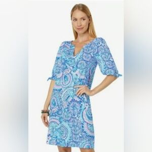 Lilly Pulitzer Easley V Neck Shell Patterned Size XS